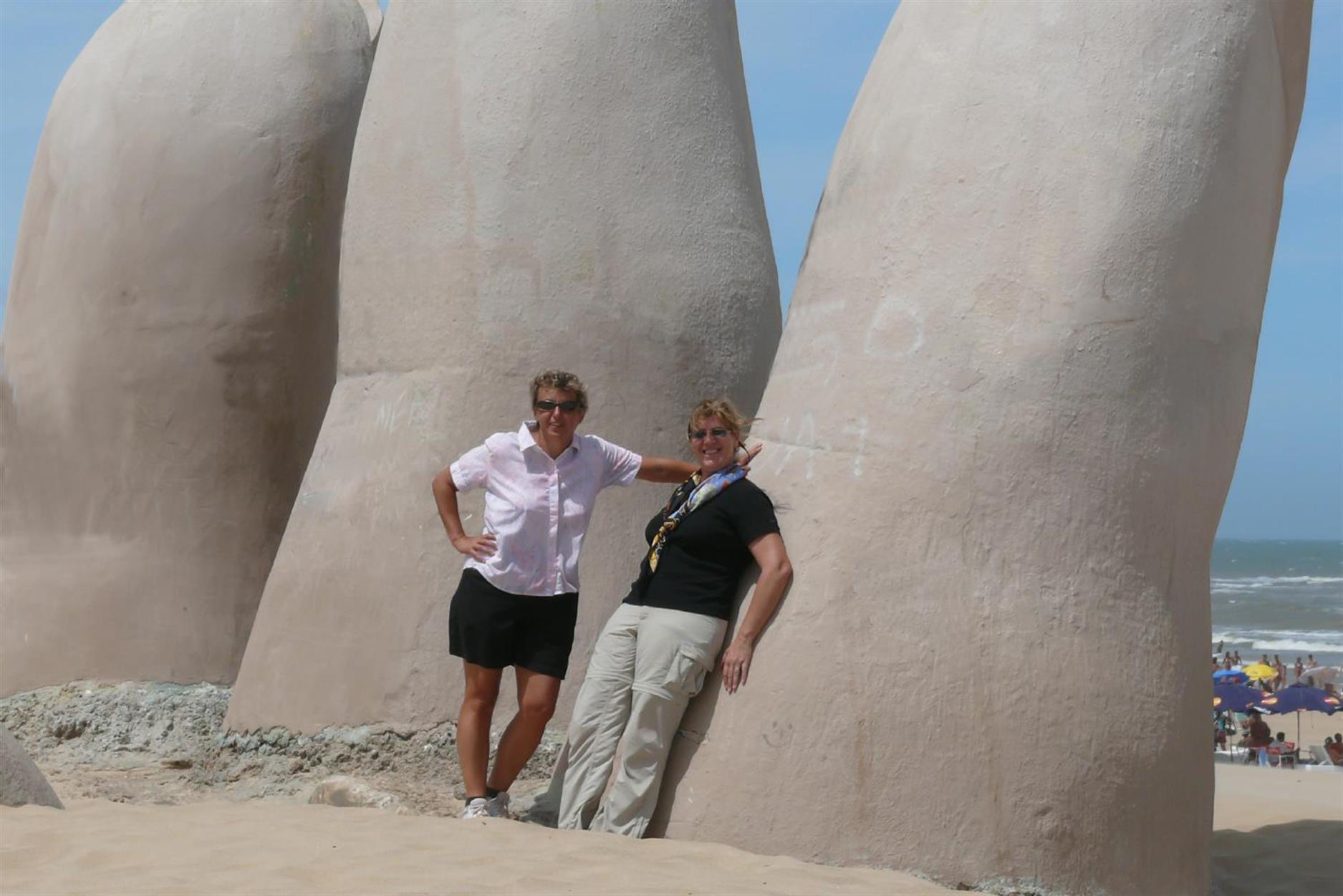 Das Highlight von Punta del Este war, dass wir unsere Freunde Trixi und Heinz getroffen haben ...